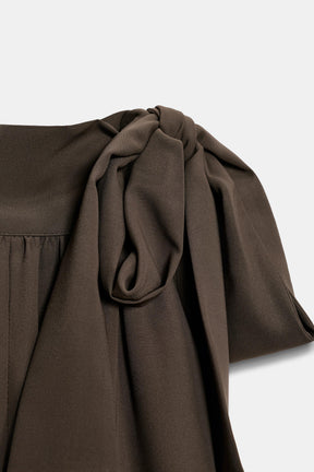 HALTER NECK BALLOON TOP