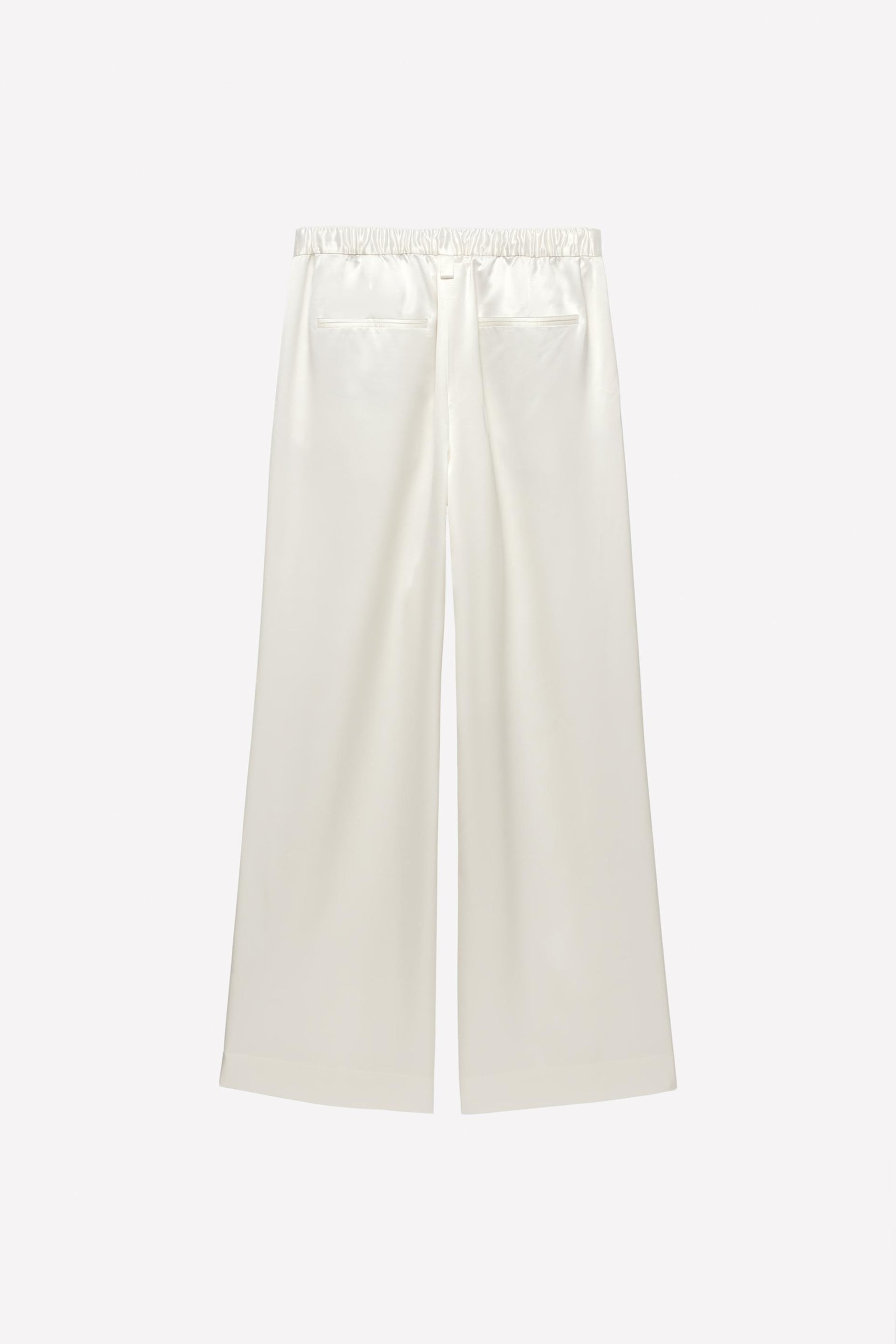Satin trousers