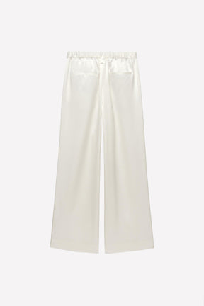 Satin trousers