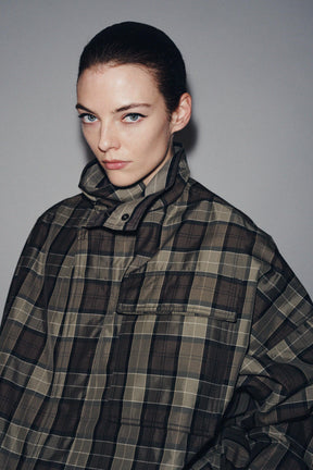 ZW COLLECTION LIMITED EDITION CHECKED TRENCH COAT - Image 6