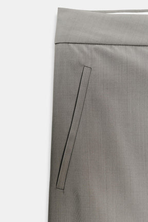 Wool Asymmetric Skirt