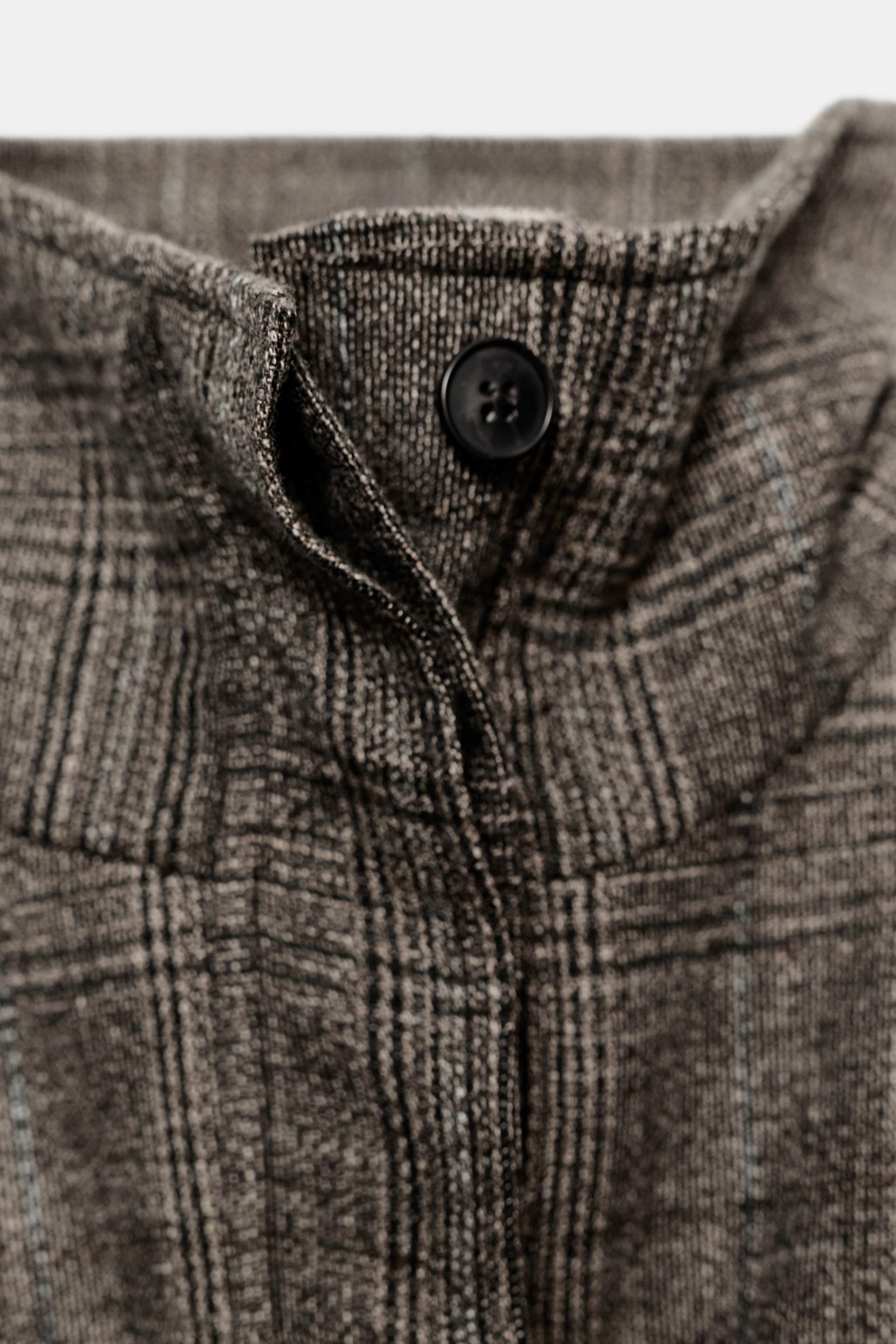 Check Wool Blend Jacket