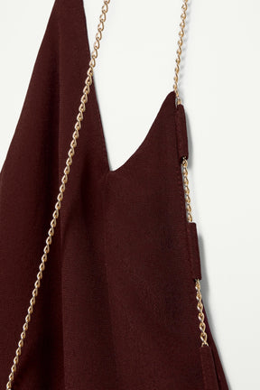 Camisole Dress with Chain