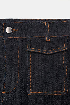 Mid-Waist Culottes with Pockets