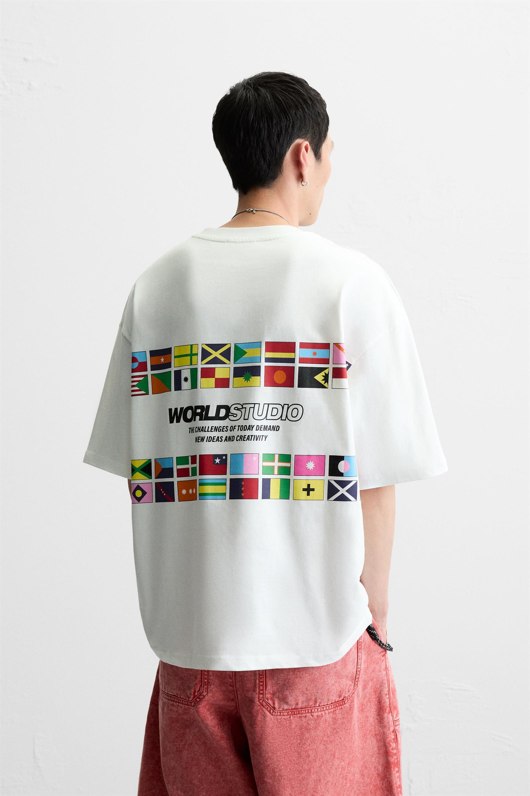 FLAG PRINT T-SHIRT - Image 3