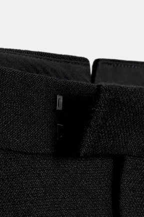 100% WOOL DARTED TROUSERS