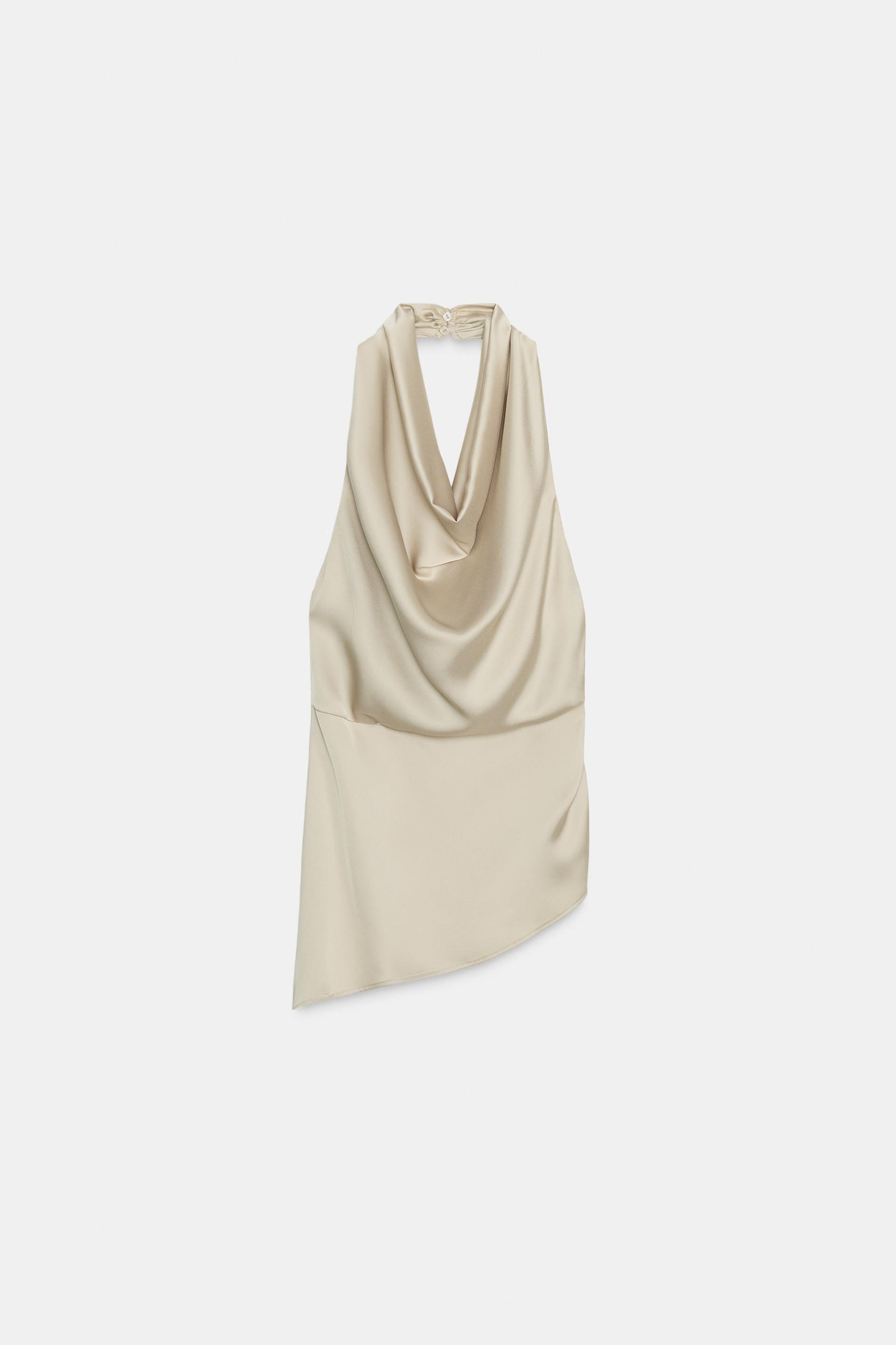 ASYMMETRIC SATIN TOP