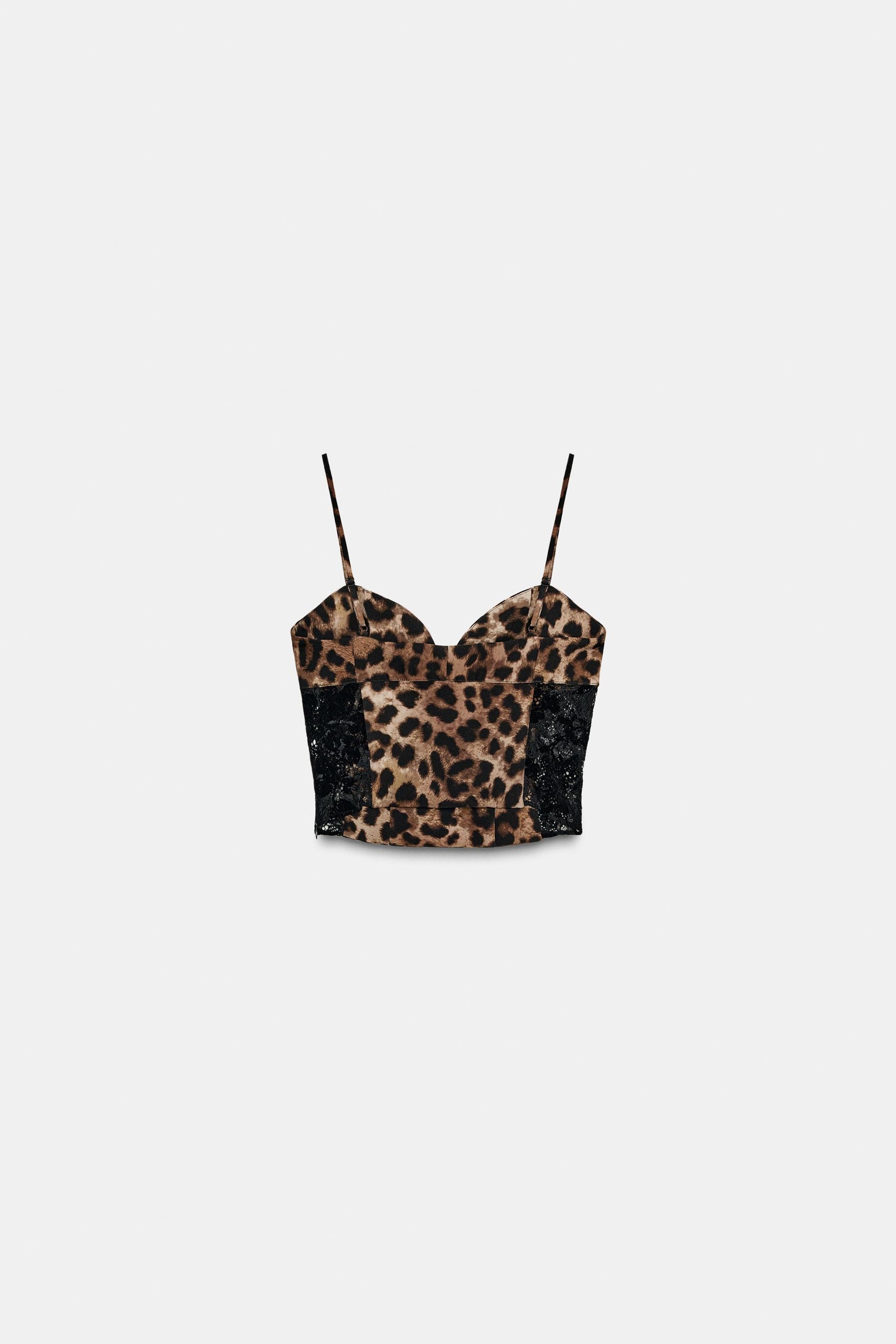 Animal Print Lace Top