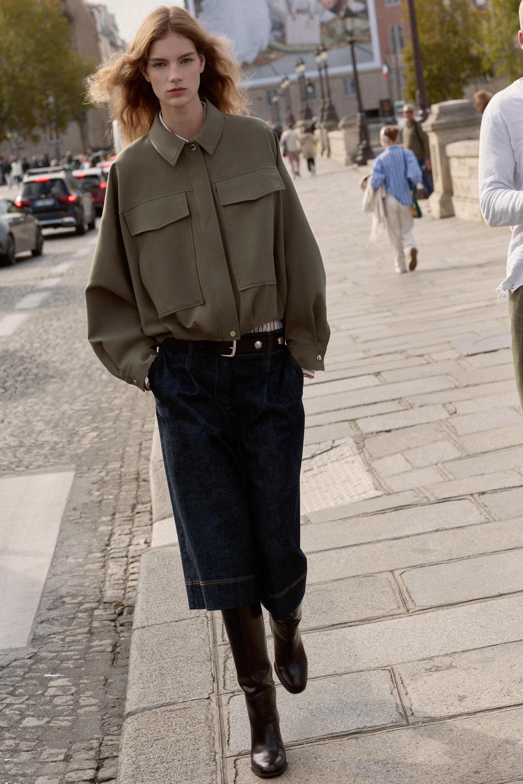 BOMBER JACKET WITH LARGE POCKETS - Image 2