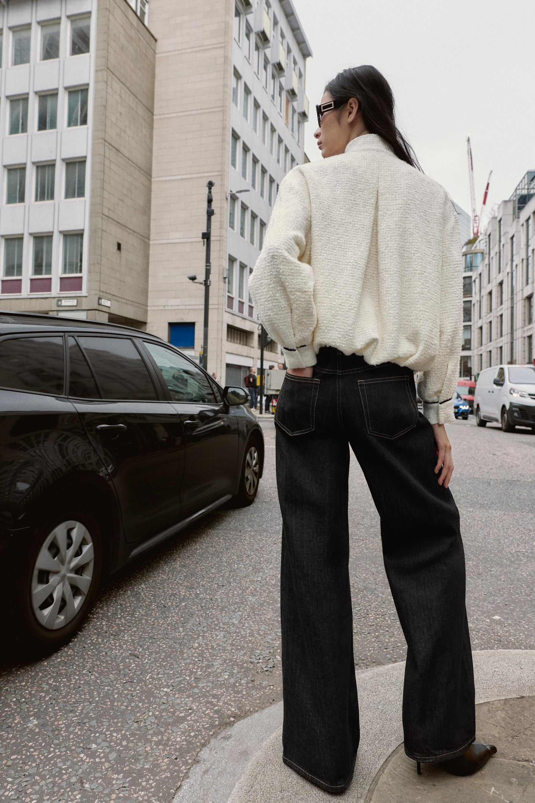 BOMBER JACKET WITH TRIM