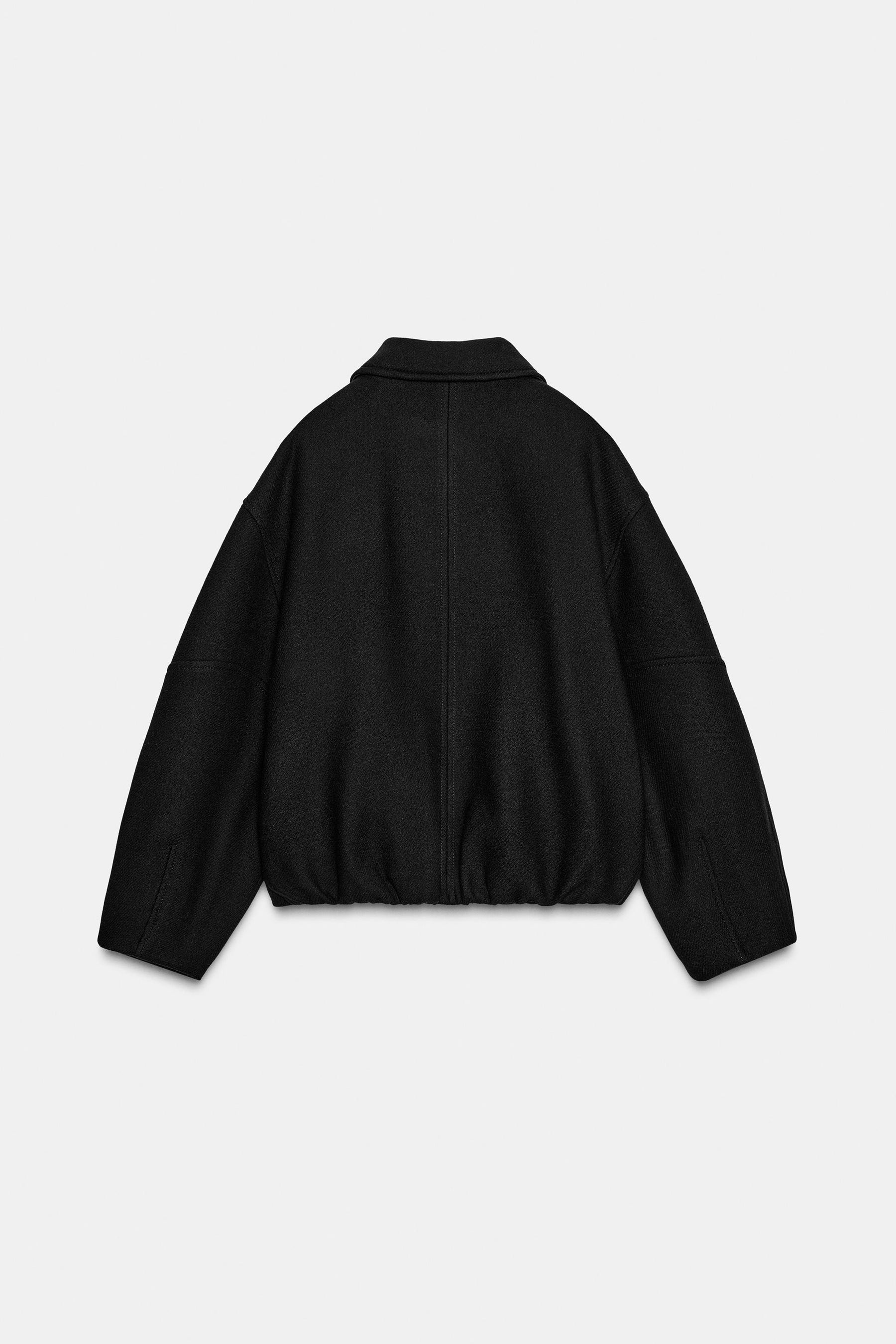 Bomber Jacket With Wool