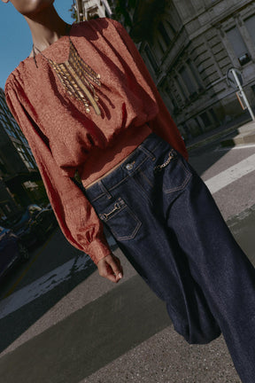 Jacquard Balloon Shirt