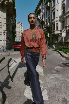 Jacquard Balloon Shirt