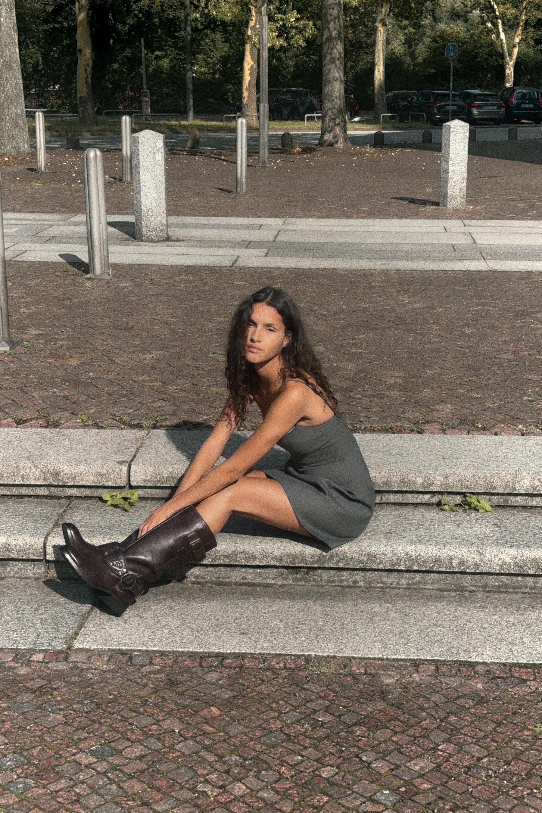 STRAPPY SHORT DRESS - Image 3