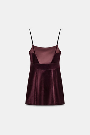 VOLUMINOUS SHORT DRESS - Image 6