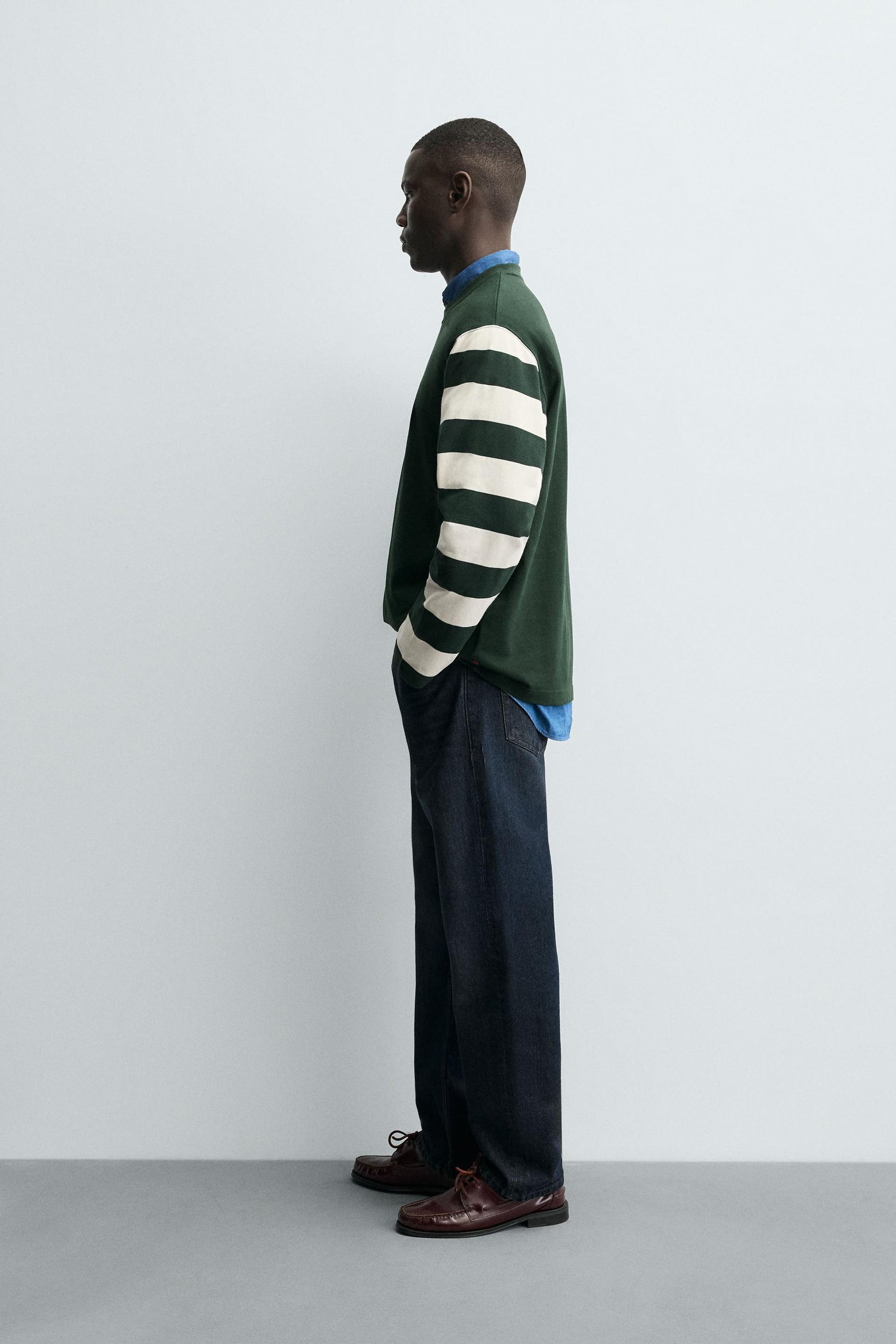 STRIPED LONG SLEEVE T-SHIRT - Image 4