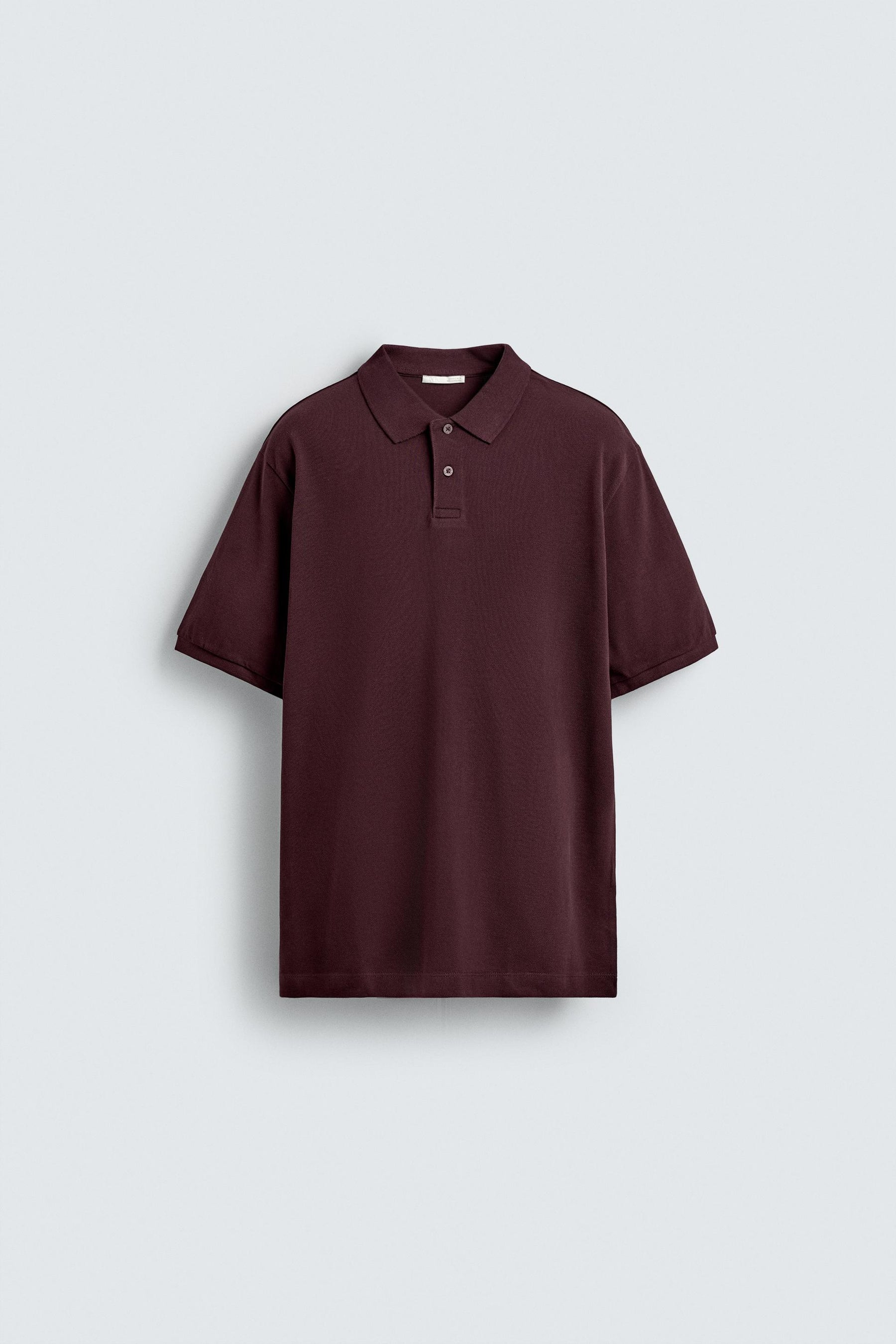 WASHED TEXTURED PIQUÉ POLO SHIRT - Image 6