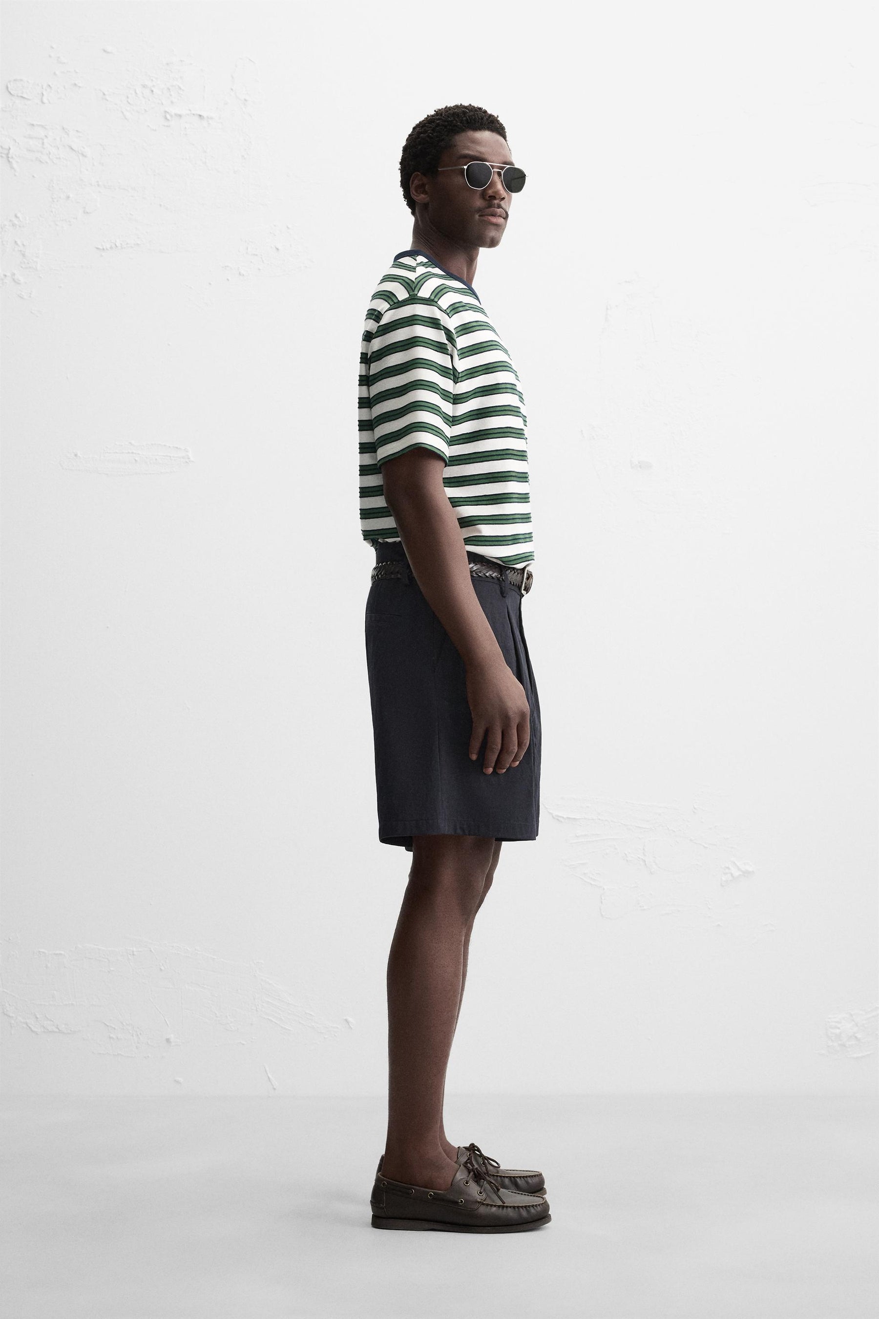 JACQUARD STRIPED T-SHIRT - Image 4
