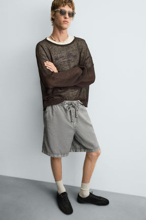 FADED RELAXED FIT BERMUDA SHORTS - Image 6