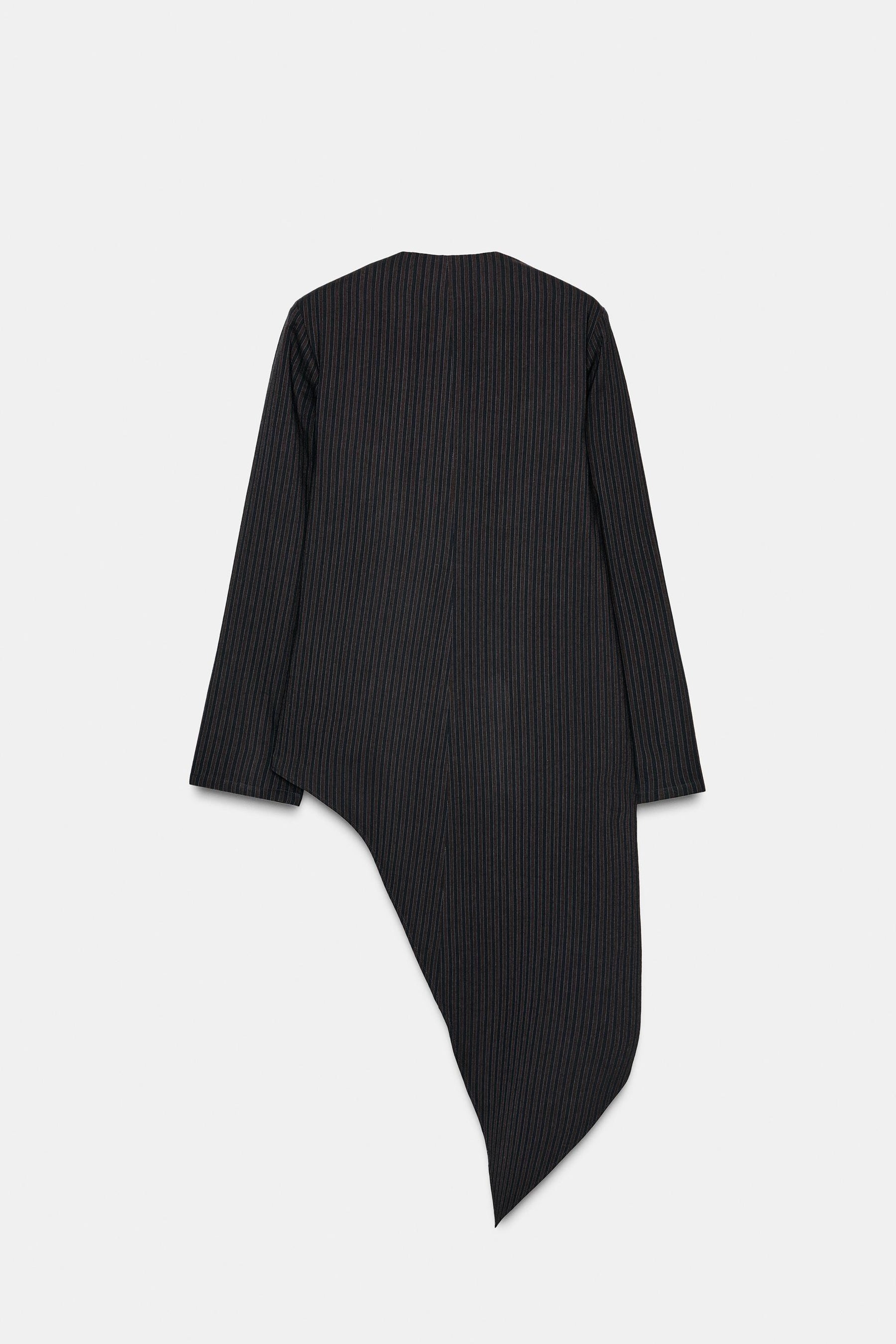 STRIPED ASYMMETRIC TOP