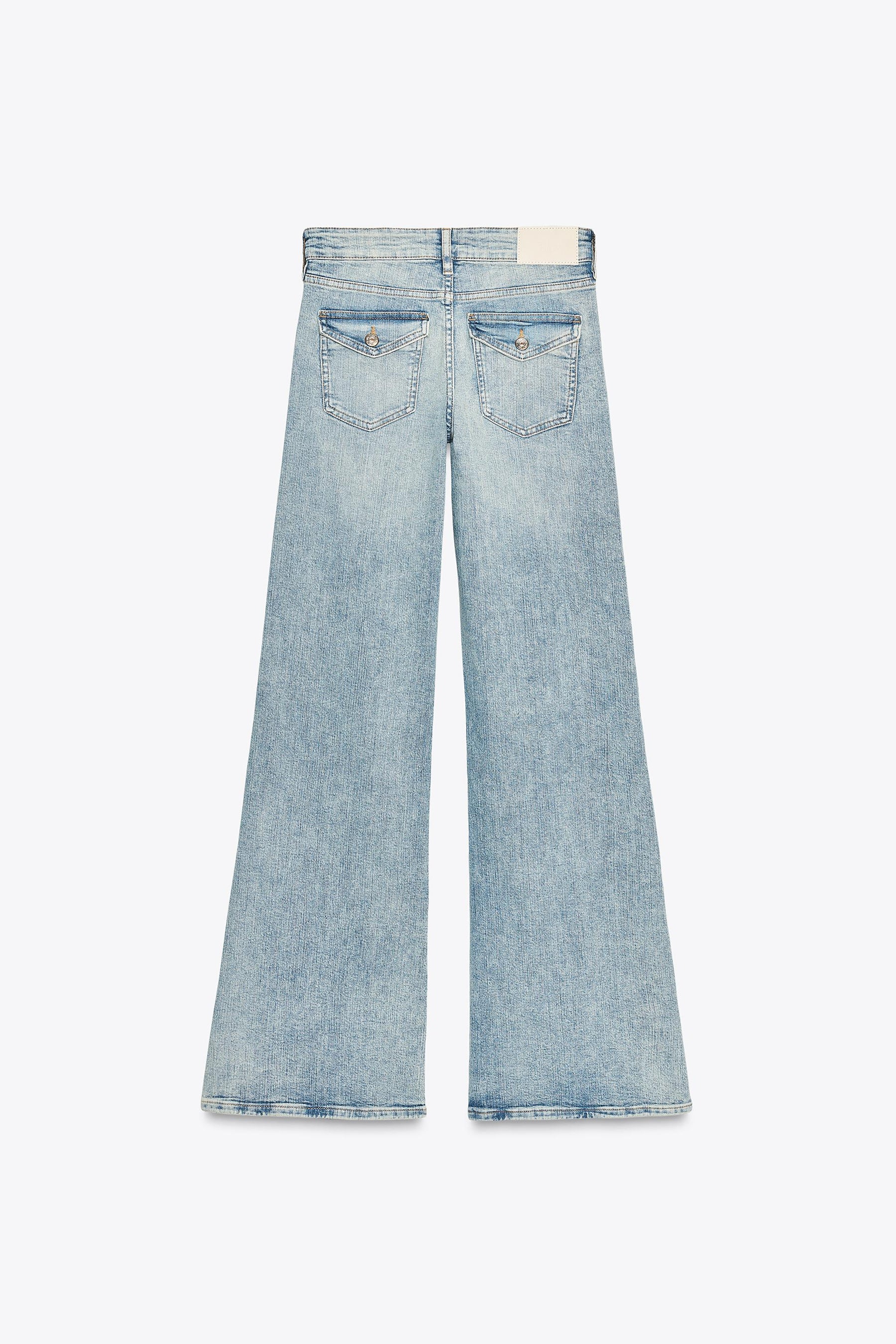 Low-Rise Flare Fit Jeans