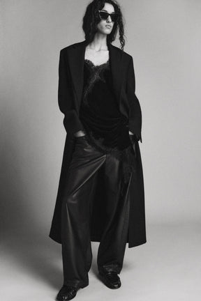 Leather Effect Balloon Trousers