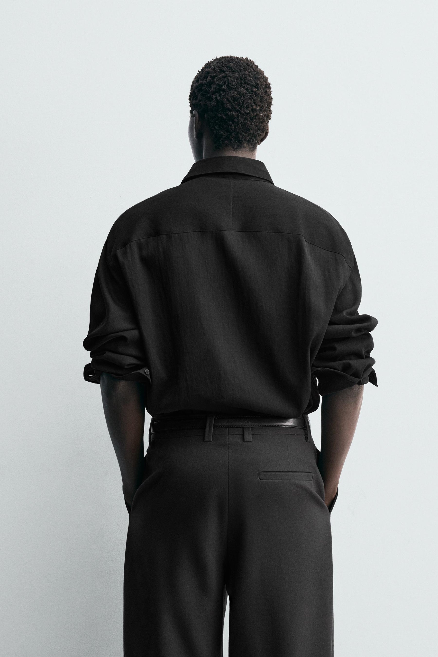 RELAXED FIT FLOWING SHIRT - Image 3