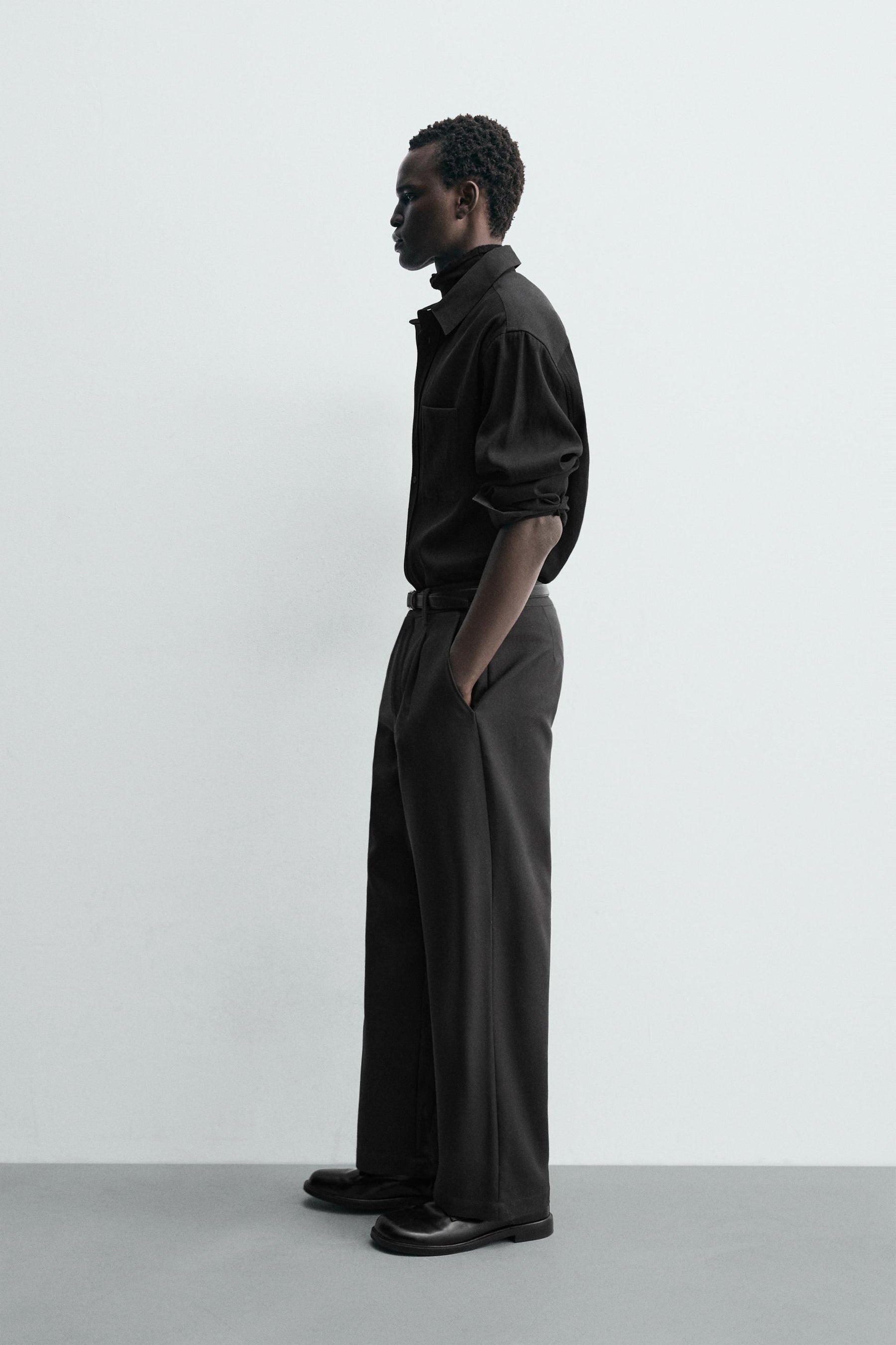 RELAXED FIT FLOWING SHIRT - Image 4