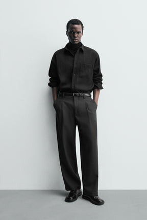RELAXED FIT FLOWING SHIRT - Image 1