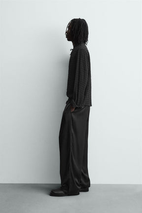 FLUID TEXTURED POLO SHIRT - Image 4