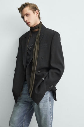 LIMITED EDITION DOUBLE-BREASTED PINSTRIPE SUIT - Image 7