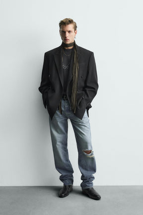 LIMITED EDITION DOUBLE-BREASTED PINSTRIPE SUIT - Image 1