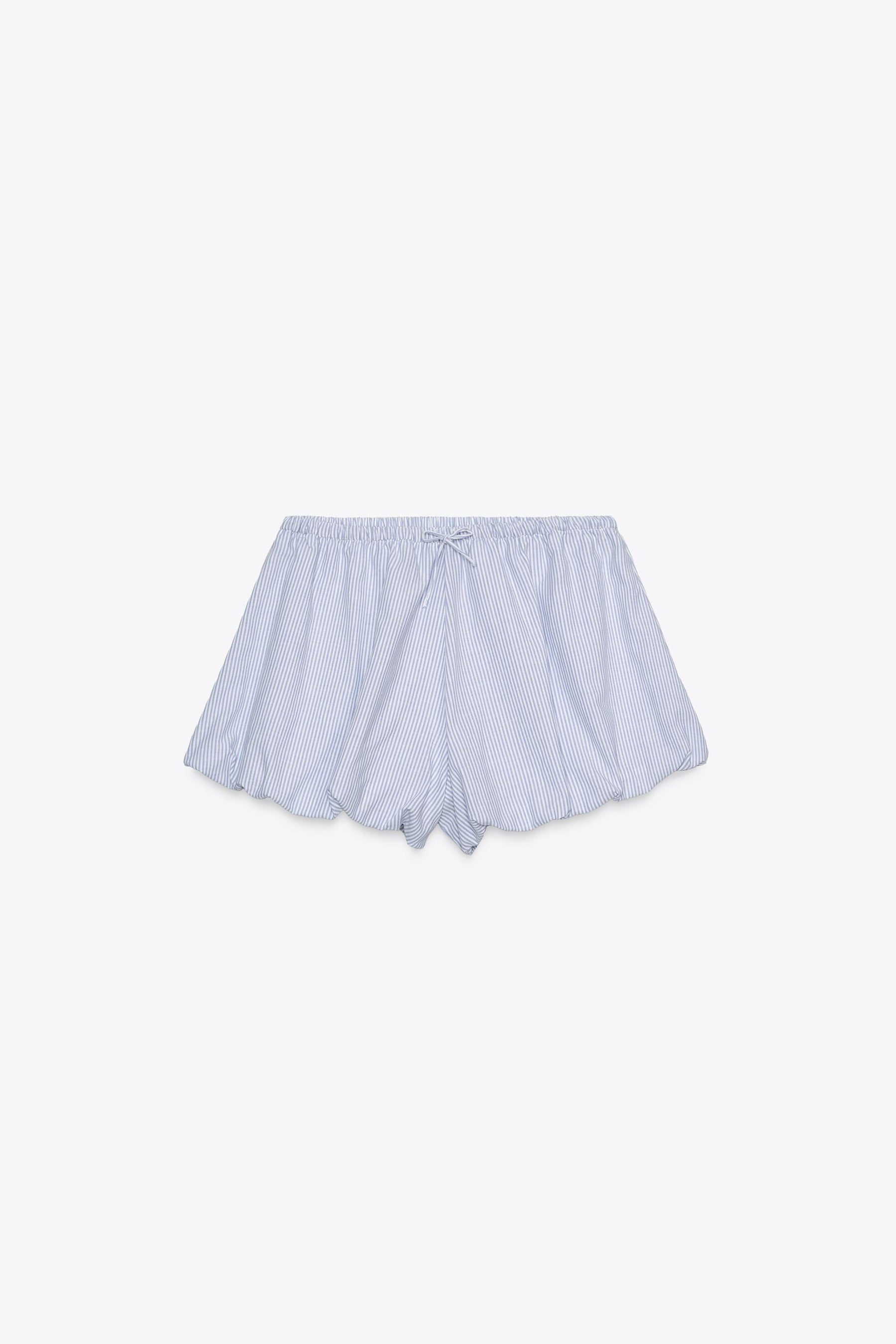 Striped Culottes Shorts