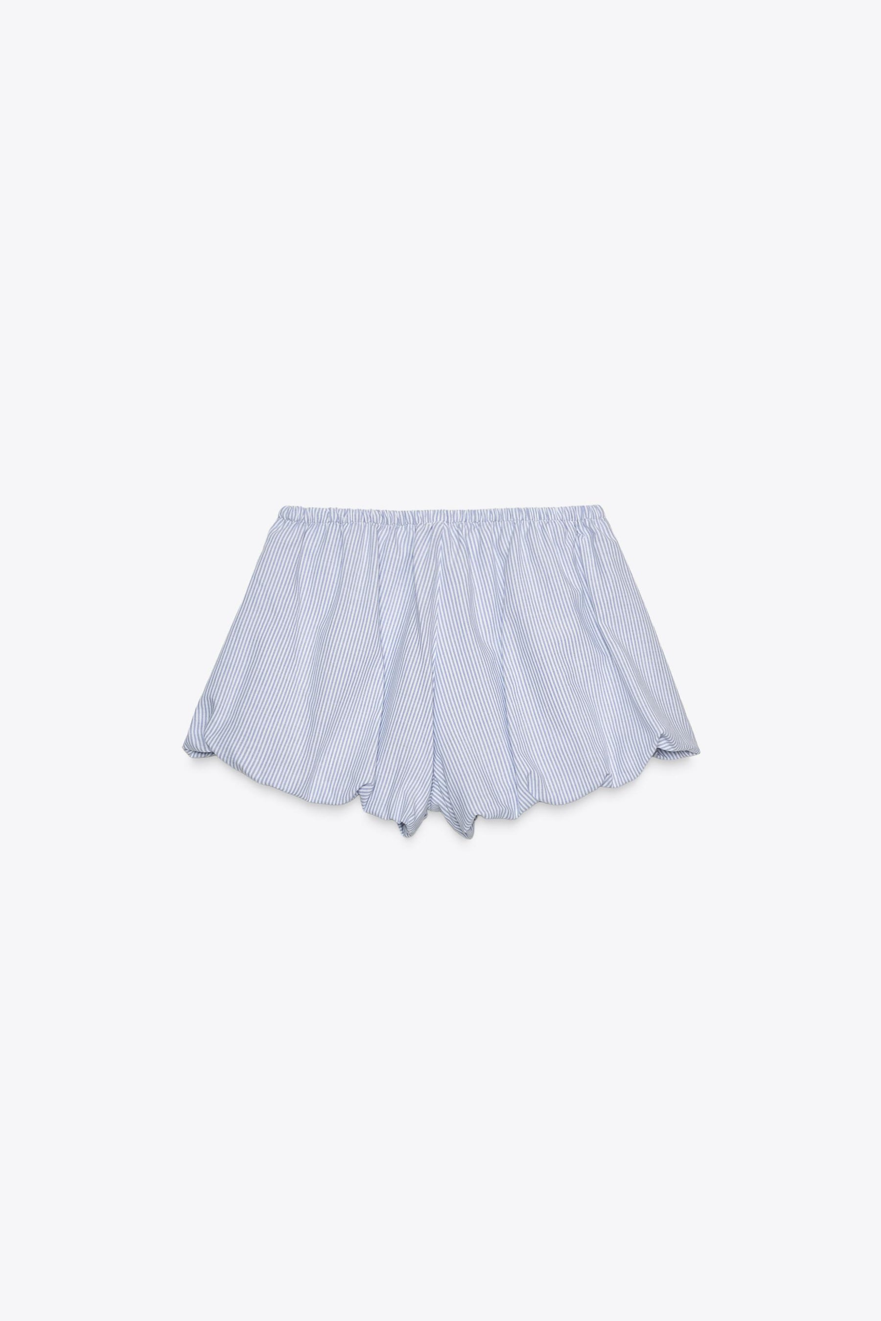 Striped Culottes Shorts