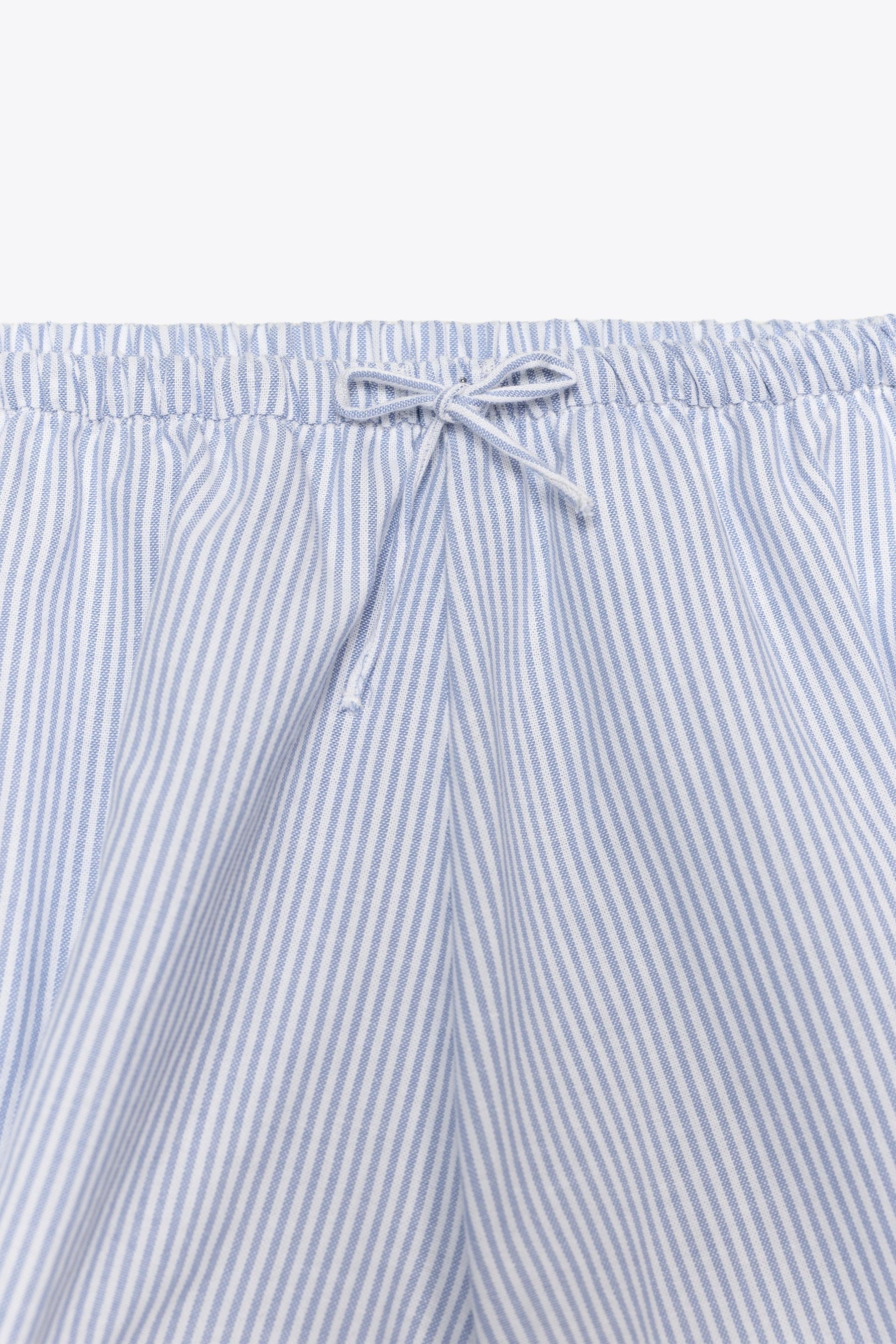 Striped Culottes Shorts