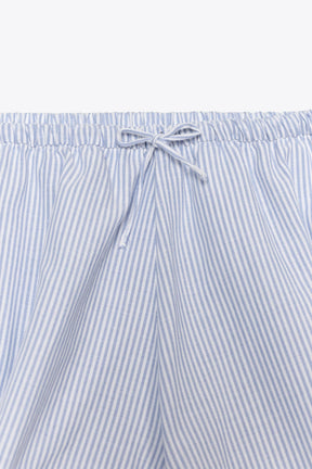 Striped Culottes Shorts