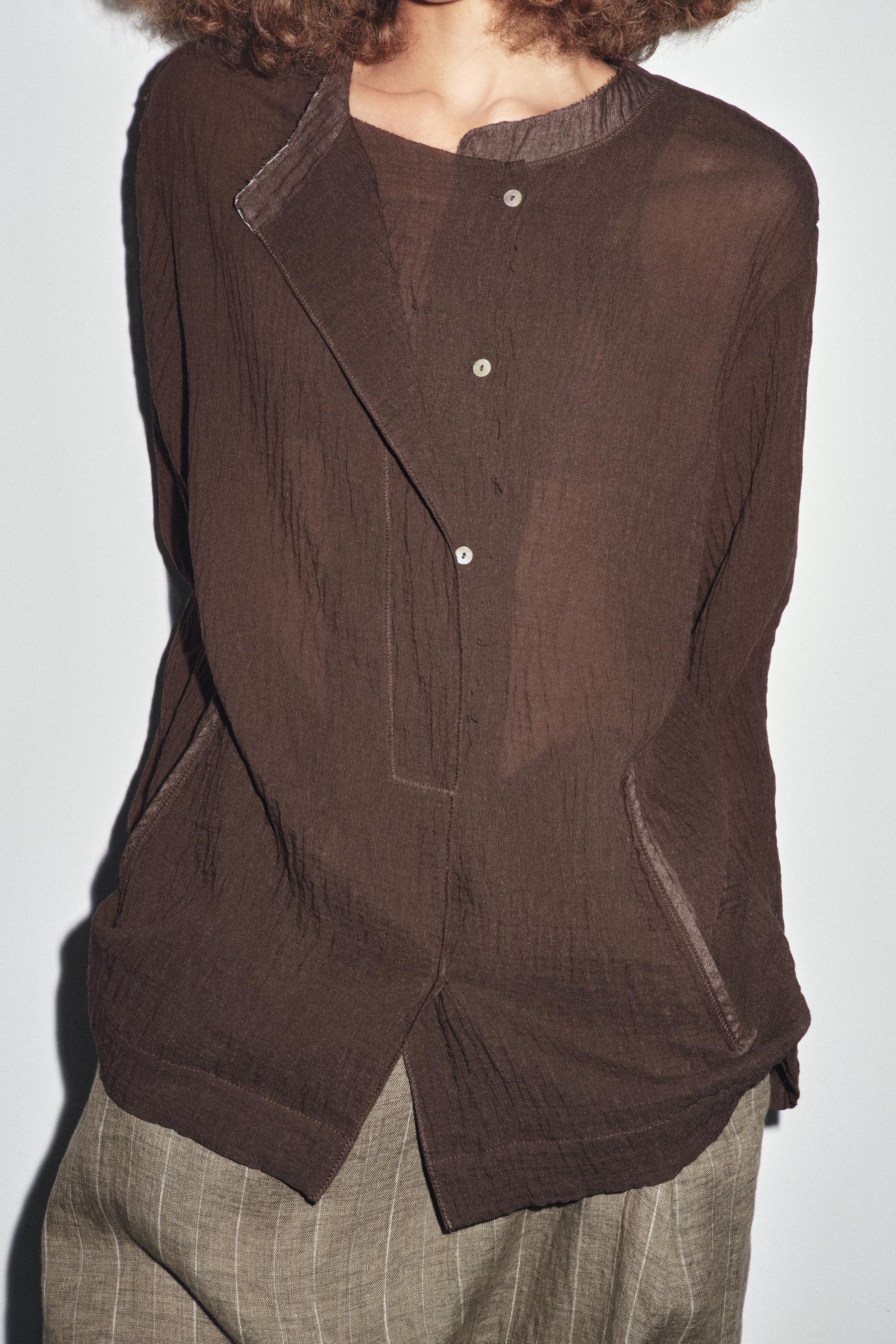 Textured Viscose Shirt