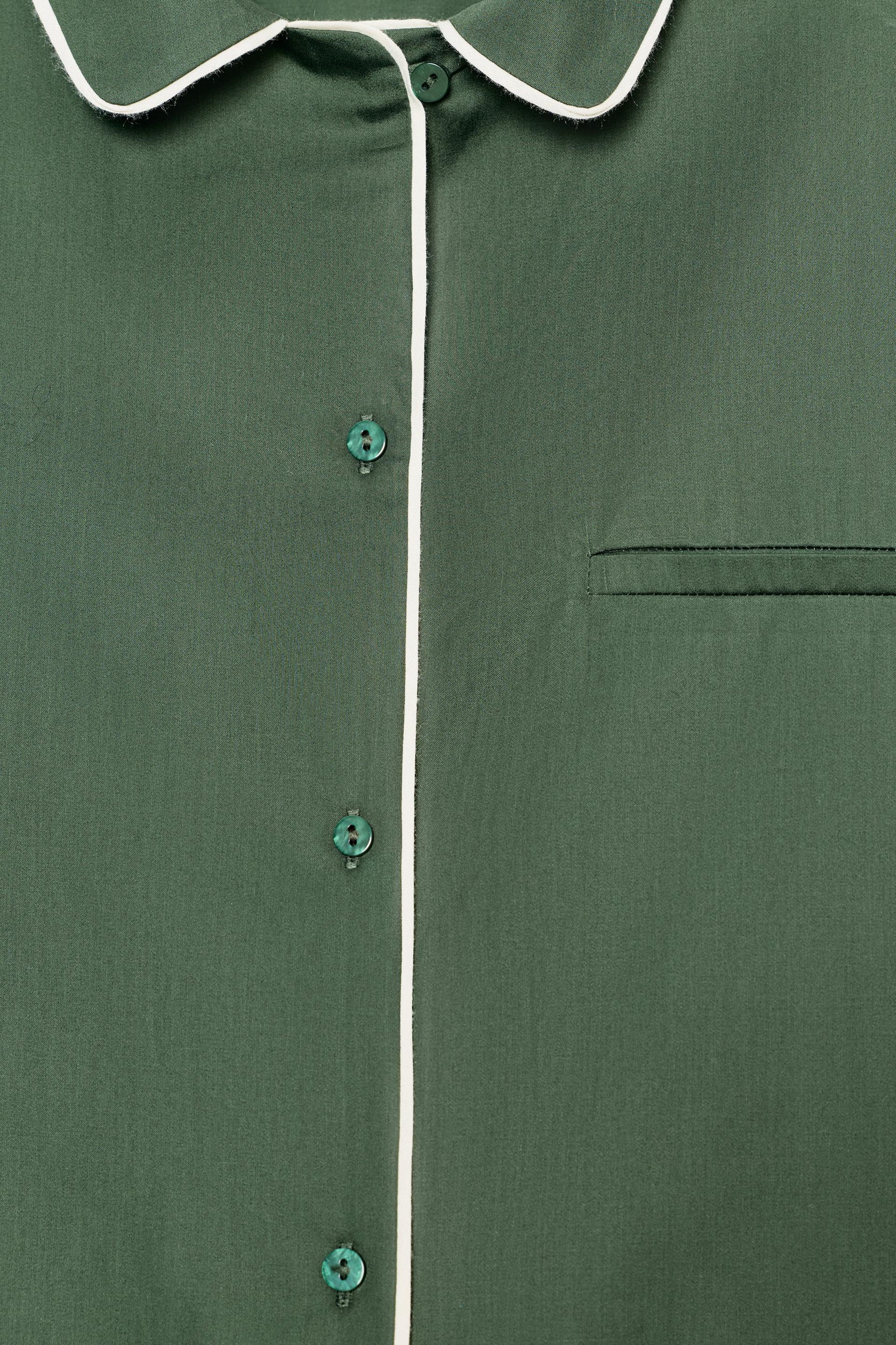 CONTRAST POPLIN SHIRT