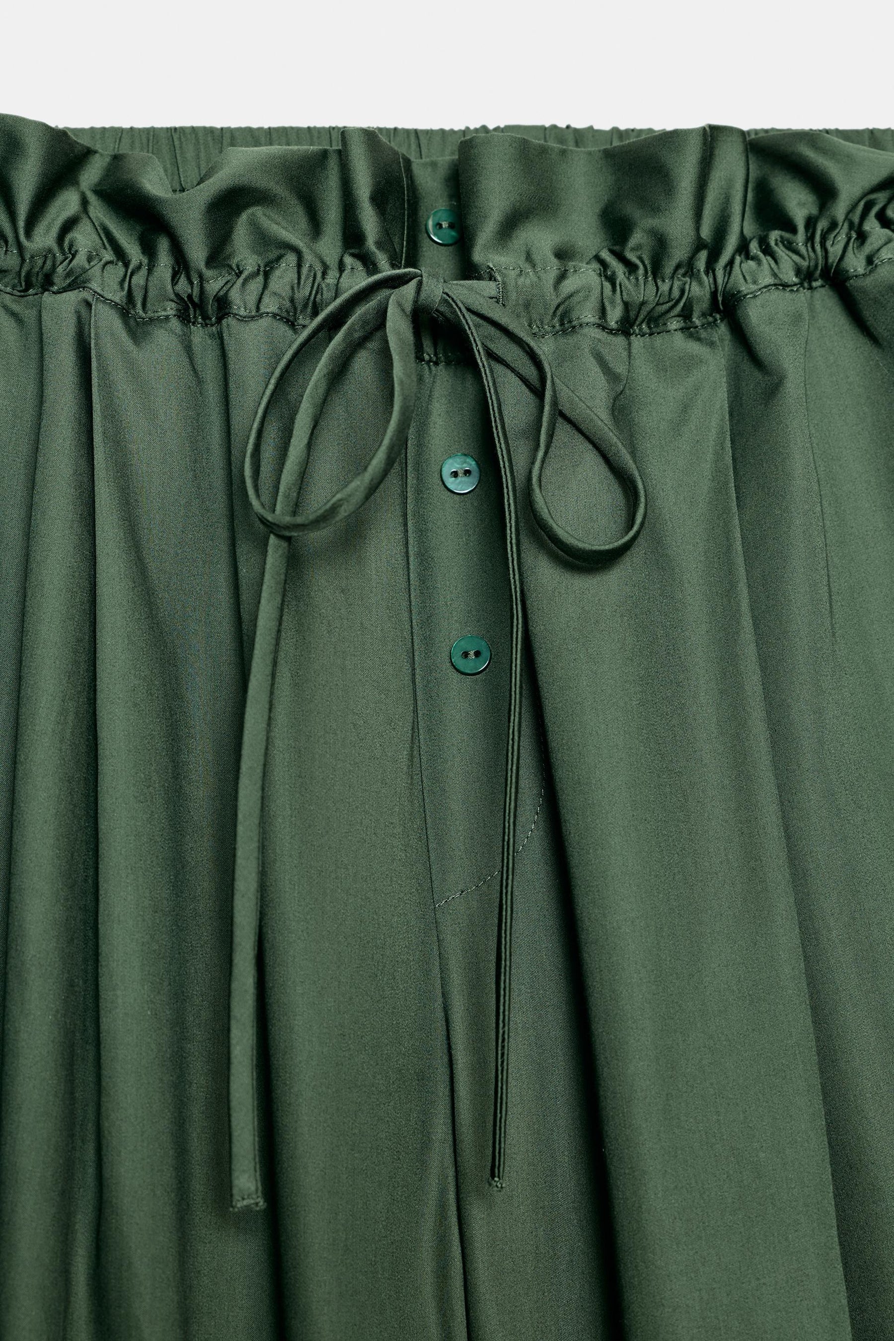 Contrasting Poplin Trousers