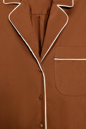 Contrast Poplin Shirt