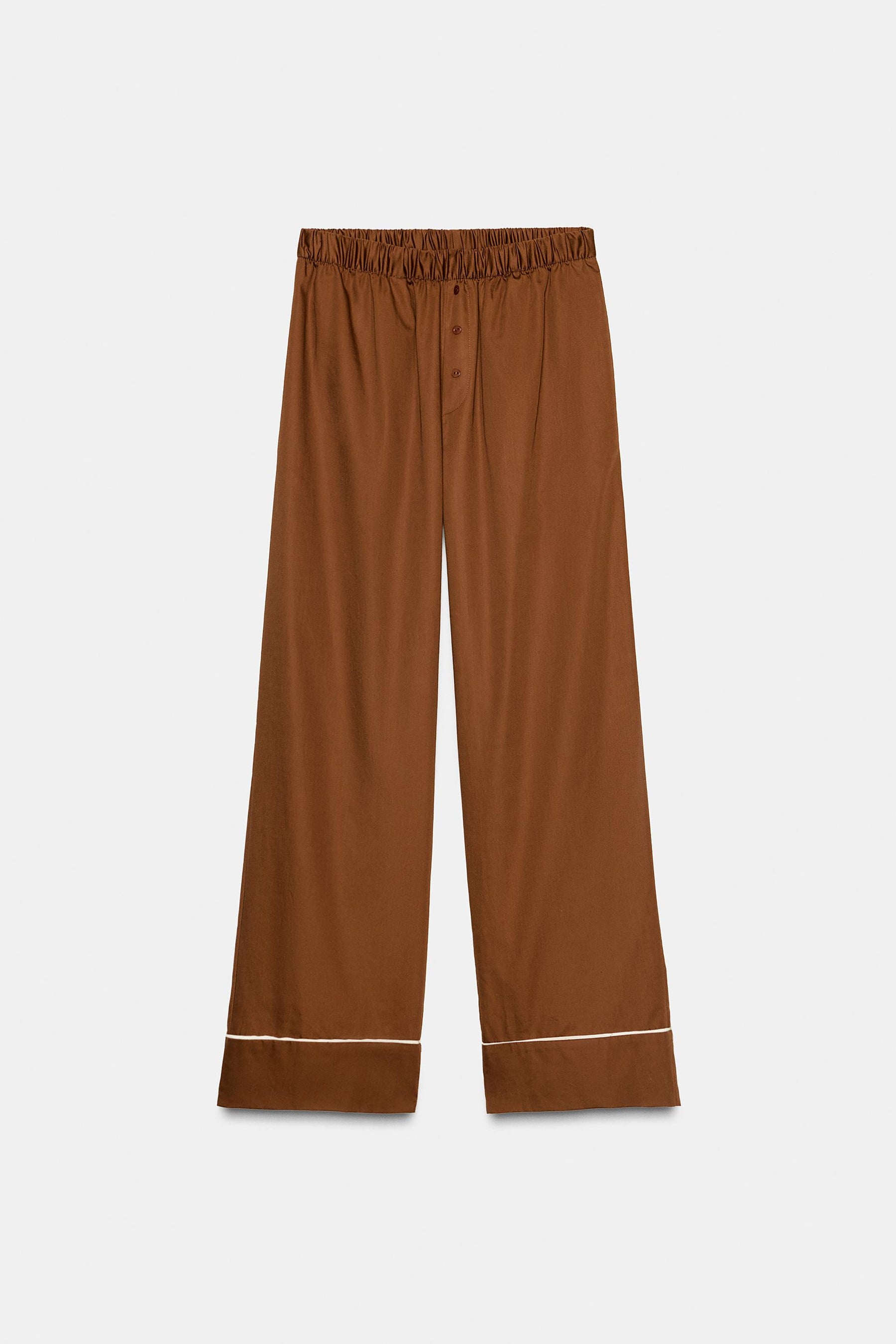 POPLIN PYJAMA TROUSERS