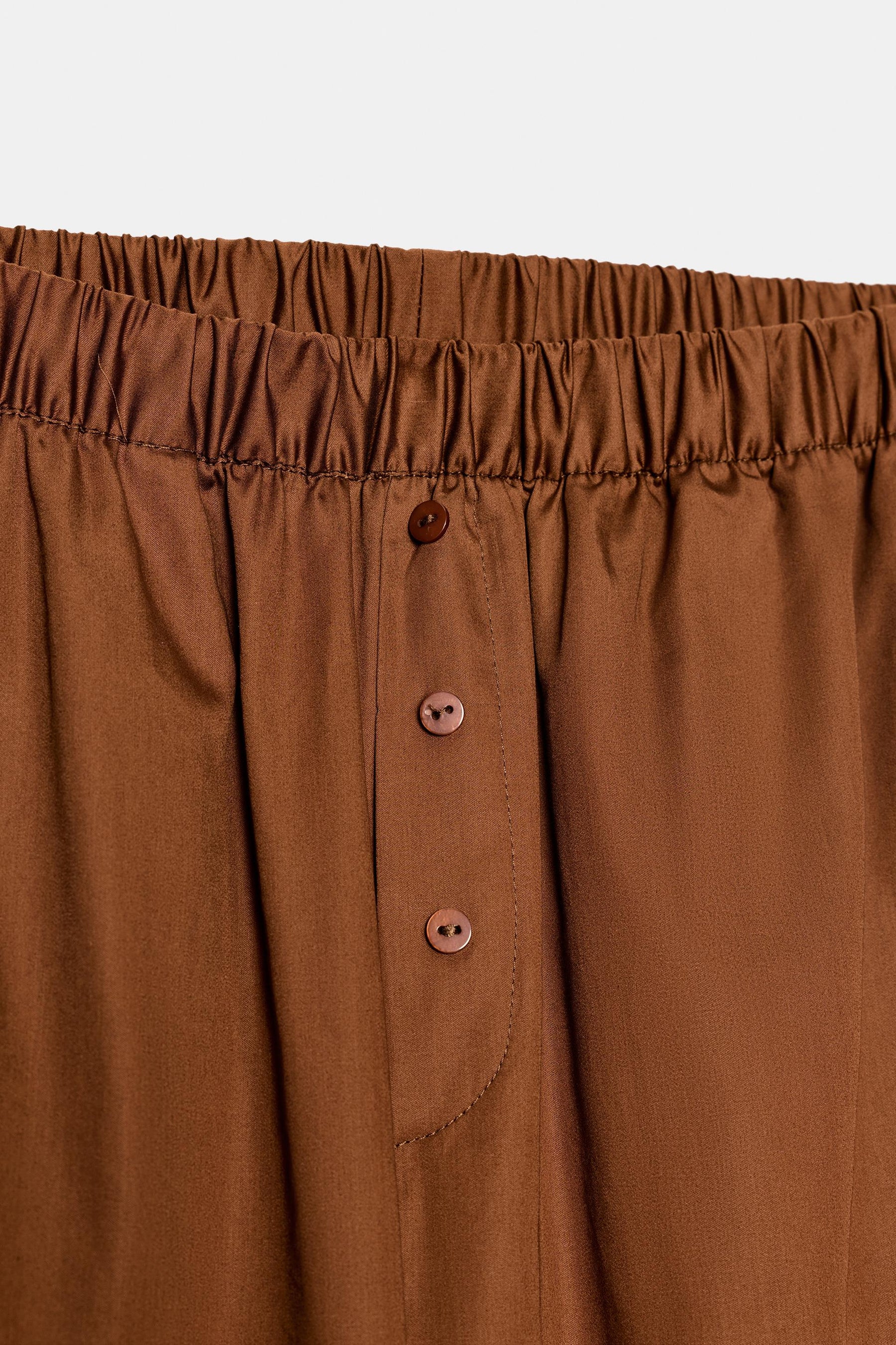 POPLIN PYJAMA TROUSERS