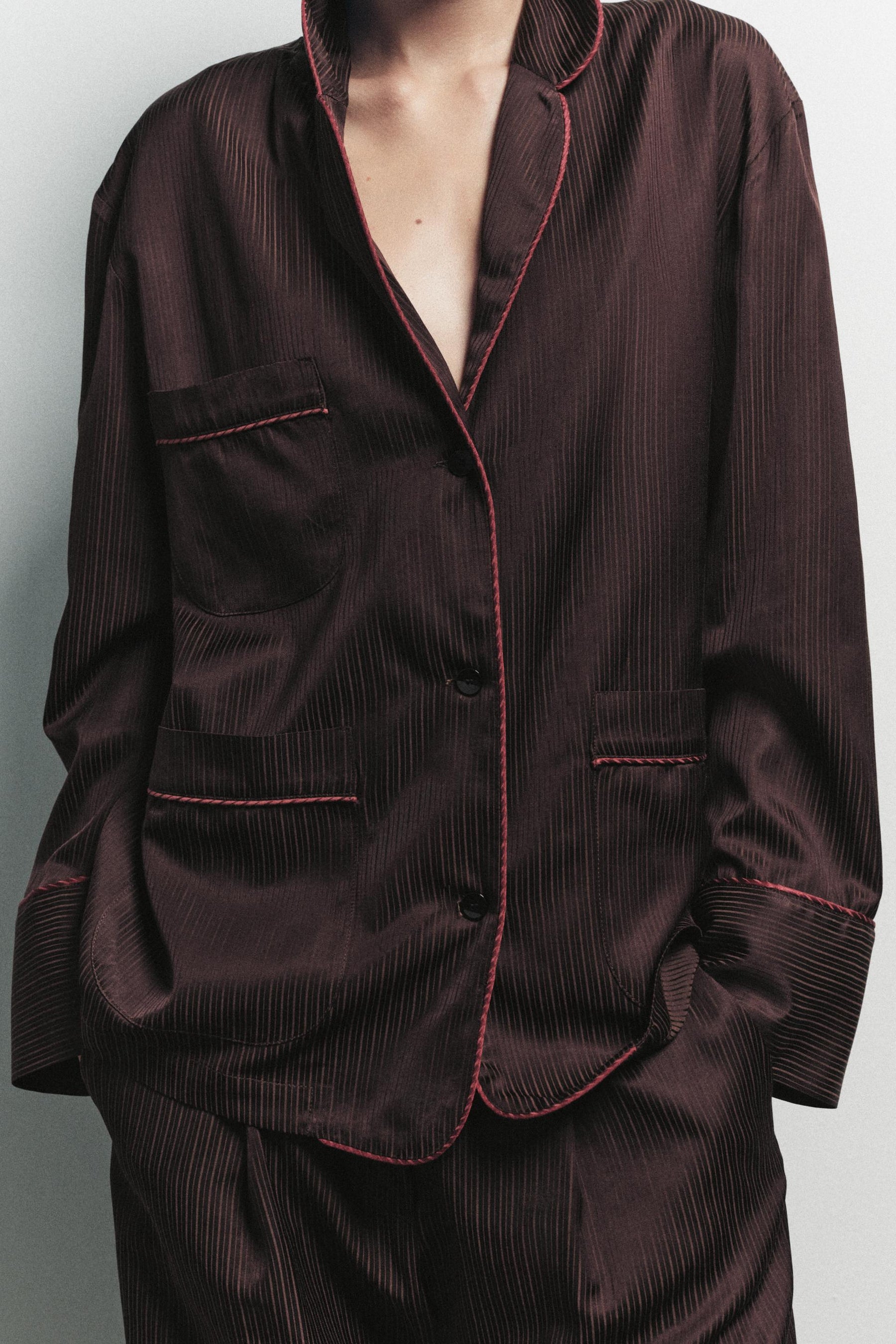 STRIPED PYJAMA SHIRT