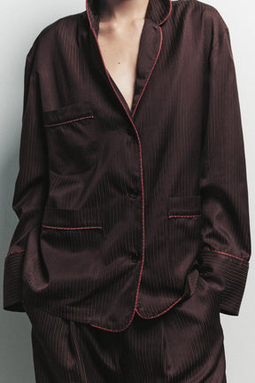 STRIPED PYJAMA SHIRT