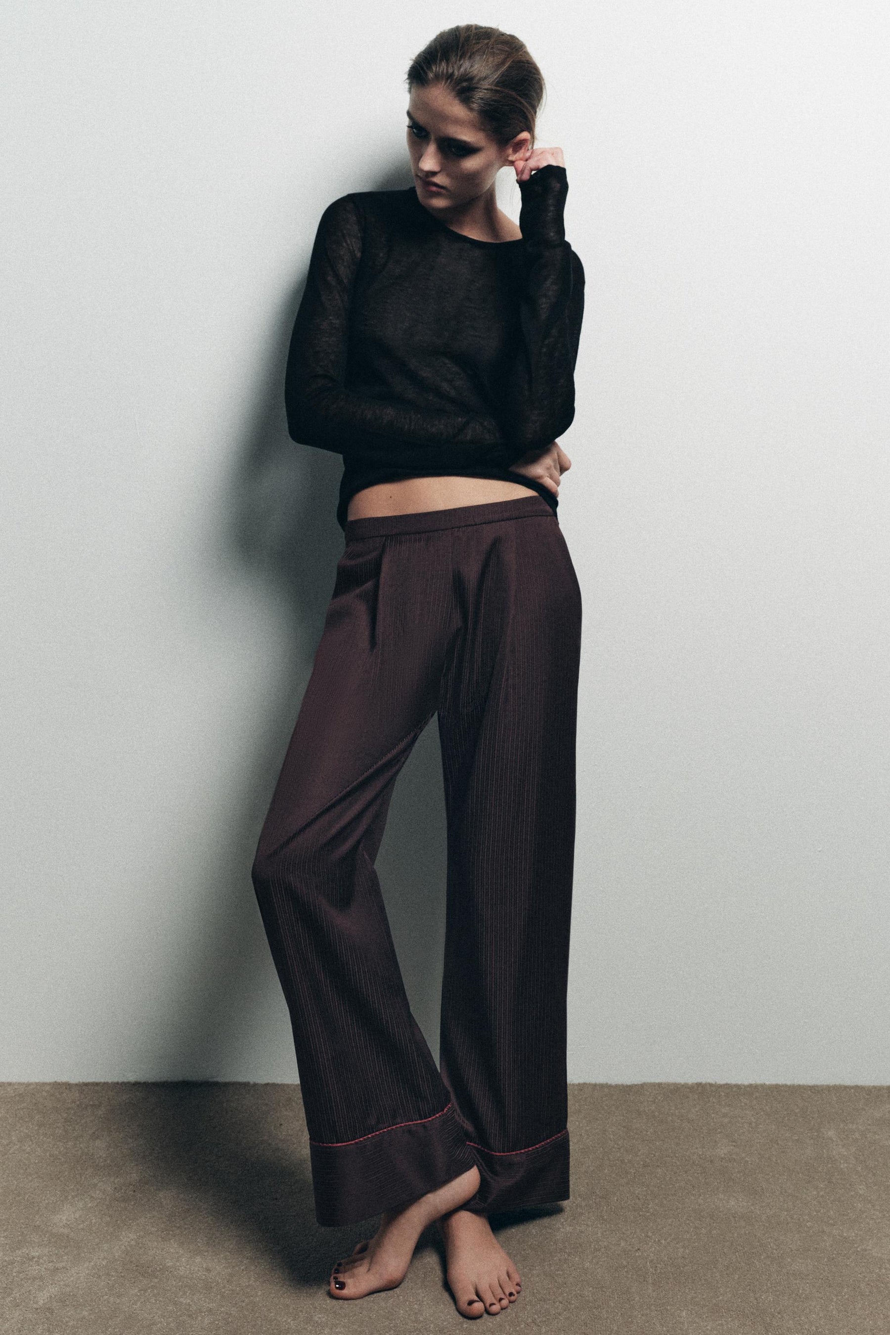 STRIPED PYJAMA TROUSERS