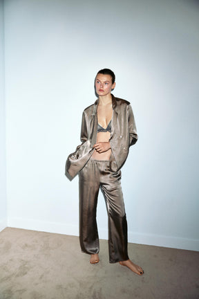 Striped Pajama Bottoms