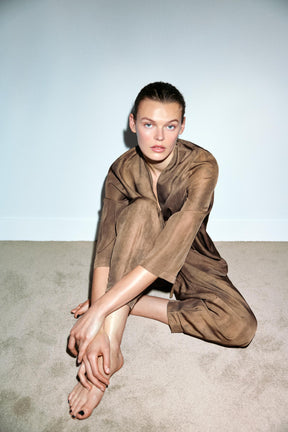 Printed Volume Trousers