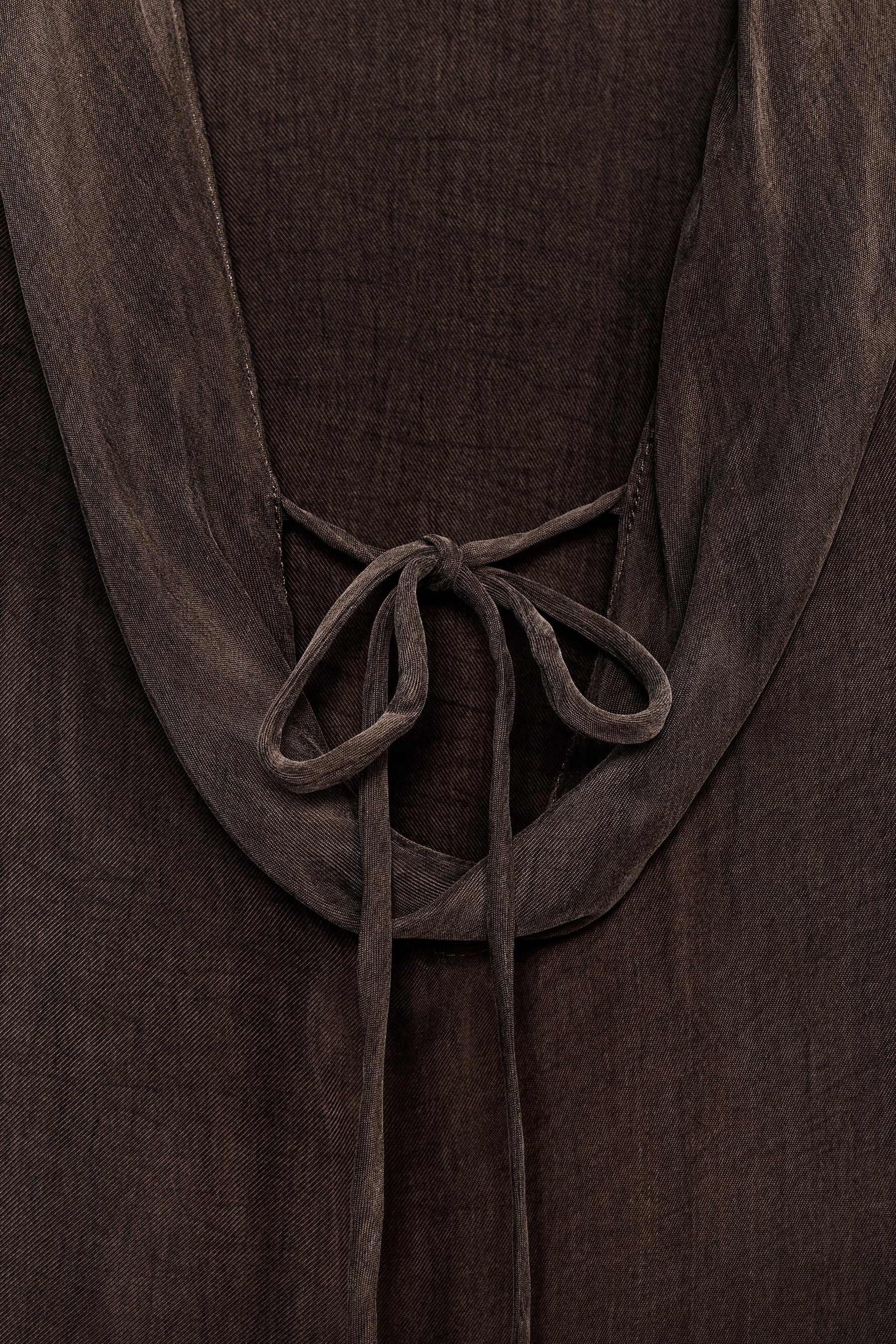 Flowing Tie-Detail Top