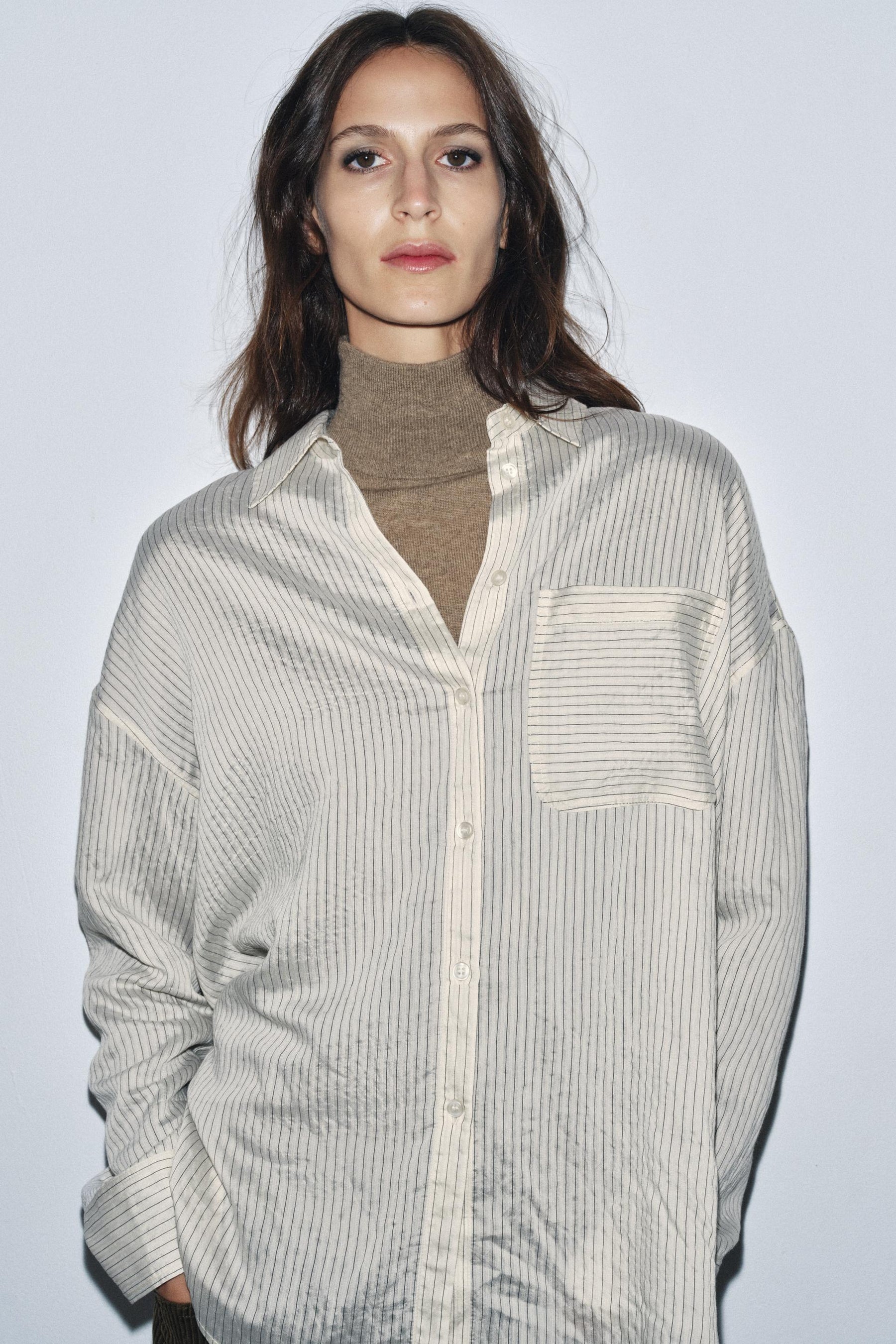 Striped Flowing Shirt