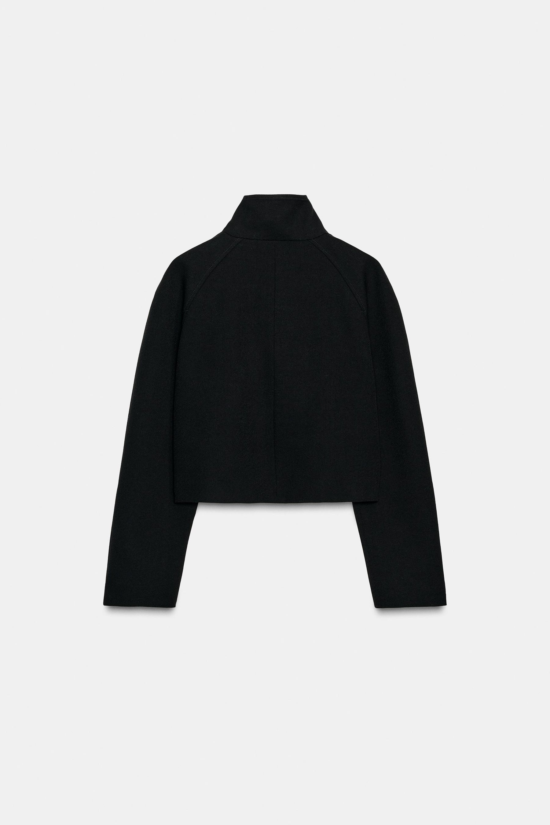 DOUBLE-BREASTED CROPPED JACKET - Image 8